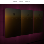 Three Neubau products illuminated with a gradient light effect, mounted on a wall.