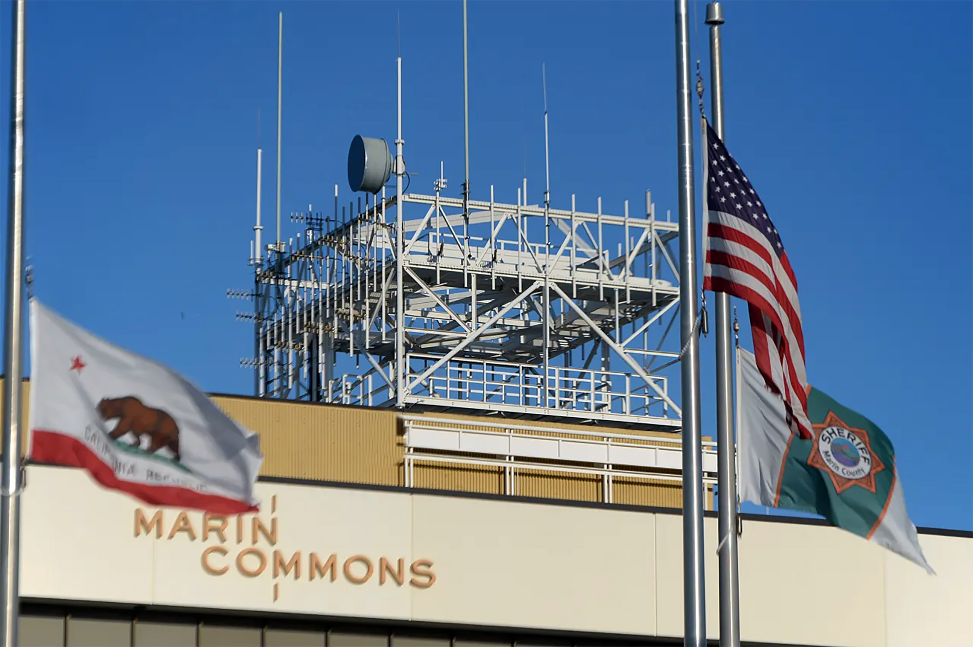 image of Marin Emergency Radio Aut with usa and california flags